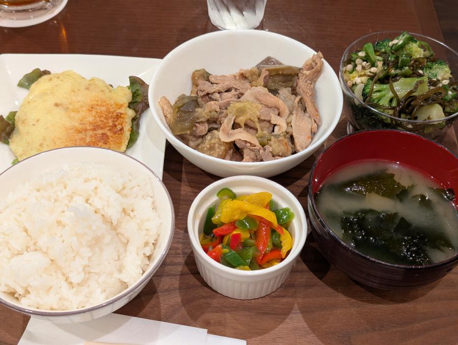 なすと豚のピリ辛さっぱり炒め