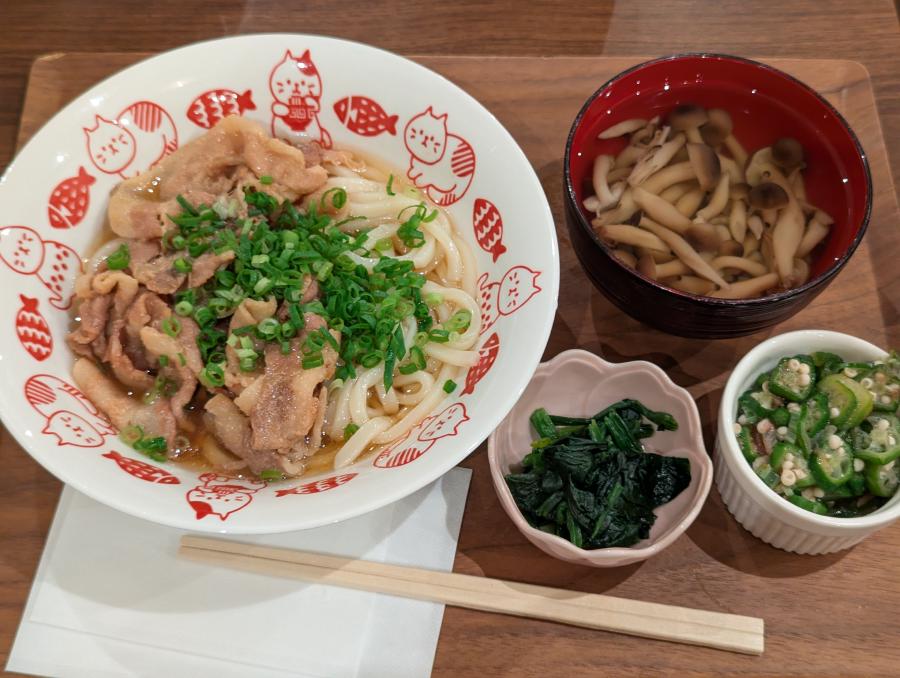 冷やし肉うどん